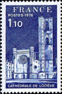 France Poste N** Yv:1902 Mi:1999 Cathédrale De Lodève (Thème) - Chiese E Cattedrali