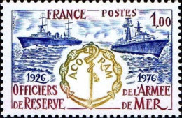 France Poste N** Yv:1874 Mi:1958 Officiers De Reserve De L'Armée De Mer (Thème) - Militaria