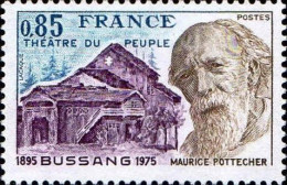 France Poste N** Yv:1846 Mi:1930 Maurice Pottecher Théâtre Du Peuple Bussang (Thème) - Escritores