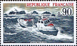 France Poste N** Yv:1791 Mi:1871 Sauvetage En Mer (Thème) - Barcos