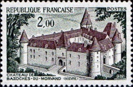 France Poste N** Yv:1726 Mi:1805 Château De Bazoches-du-Morvan (Thème) - Castelli