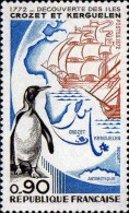 France Poste N** Yv:1704 Mi:1780 Decouverte Des Iles Crozet-Kerguelen (Thème) - Schiffe