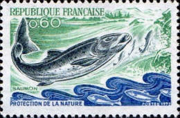 France Poste N** Yv:1693 Mi:1794 Saumon (Thème) - Fishes