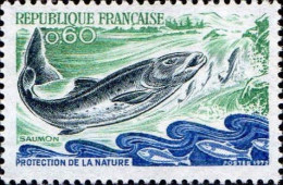 France Poste N** Yv:1693 Mi:1794 Saumon (Thème) - Poissons