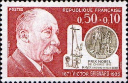 France Poste N** Yv:1669 Mi:1751 Victor Grignard Prix Nobel De Chimie (Thème) - Nobelpreisträger