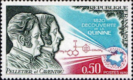 France Poste N** Yv:1633 Mi:1703 Pelletier & Caventou Decouverte De La Quinine (Thème) - Geneeskunde