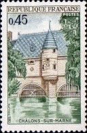 France Poste N** Yv:1602 Mi:1673 42.Congrès Philatélique Chalons-sur-Marne (Thème) - Castillos