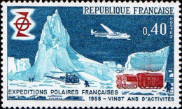 France Poste N** Yv:1574 Mi:1639 Expeditions Polaires Françaises (Thème) - Avions