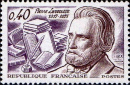 France Poste N** Yv:1560 Mi:1625 Pierre Larousse Grammairien (Thème) - Altri & Non Classificati