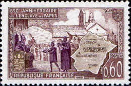 France Poste N** Yv:1562 Mi:1627 Enclave Des Papes Valréas (Thème) - Christianisme