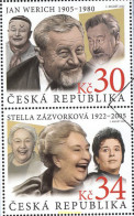 673214 MNH CHEQUIA 2022 ACTORES Y ACTRICAS CECHAS - Neufs