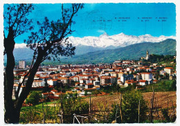 CPSM Dentelée 10.5 X 15 Italie (245) PINEROLO Panorama  Vue Générale - Andere & Zonder Classificatie