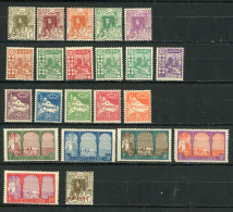 ALGERIE (RF) - VUES D'ALGER -   N° Yt 34/57 ** SAUF 45 ET 52 - Unused Stamps