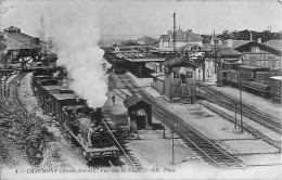 Cpa CHAUMONT 52 Vue Sur La Gare - Locomotive EST 0434 - Chaumont