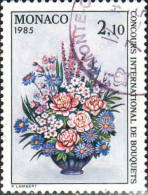 Monaco Poste Obl Yv:1448 Mi:1664 Concours International De Bouquets (TB Cachet Rond) - Oblitérés
