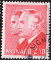 Monaco Poste Obl Yv:1431 Mi:1647 Prince Rainier III & Albert (TB Cachet Rond) - Usados