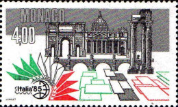 Monaco Poste N** Yv:1491 Mi:1712 Exposition Philatélique Italia 85 - Unused Stamps