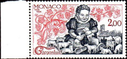 Monaco Poste N** Yv:1451 Mi:1667 Gargantua Bord De Feuille - Neufs