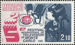 Monaco Poste N** Yv:1446 Mi:1662 25.Festival International De Télévision - Ungebraucht