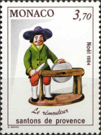 Monaco Poste N** Yv:1444 Mi:1660 Santon De Provence Le Rémouleur - Unused Stamps