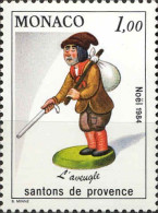 Monaco Poste N** Yv:1438 Mi:1654 Noël Santons De Provence L'aveugle - Unused Stamps