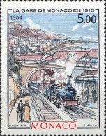 Monaco Poste N** Yv:1434 Mi:1650 La Gare De Monaco En 1910 - Ongebruikt