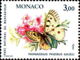 Monaco Poste N** Yv:1423 Mi:1627 Parnassius Phoebus Gazeli - Ongebruikt