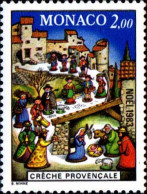 Monaco Poste N** Yv:1400 Mi:1604 Noël Crèche Provençale - Unused Stamps