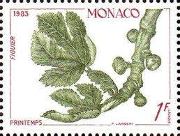 Monaco Poste N** Yv:1393 Mi:1597 Figuier Printemps - Ongebruikt