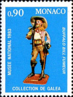 Monaco Poste N** Yv:1381 Mi:1612 Automate Buffalo Bill Fumeur - Ongebruikt