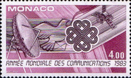 Monaco Poste N** Yv:1373 Mi:1585 Année Mondiale Des Communications - Ongebruikt