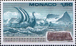 Monaco Poste N** Yv:1356 Mi:1565 Découverte Du Groenland - Nuevos