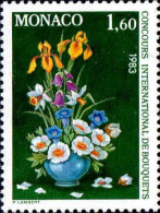 Monaco Poste N** Yv:1349 Mi:1558 Concours International De Bouquets - Unused Stamps