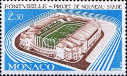 Monaco Poste N** Yv:1327 Mi:1531 Fontvieille-Projet Du Nouveau Stade - Nuovi