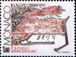 Monaco Poste N** Yv:1325 Mi:1529 Fontvieille Emprise Sur La Mer - Unused Stamps