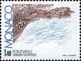 Monaco Poste N** Yv:1324 Mi:1528 Fontvieille Ancien Quartier - Unused Stamps