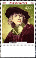 Monaco Poste N** Yv:1294 Mi:1495 Rembrandt Autoportrait Bord De Feuille - Nuovi