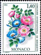 Monaco Poste N** Yv:1295 Mi:1496 Eglantines & Belles De Jour - Unused Stamps