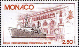 Monaco Poste N** Yv:1279 Mi:1479 Bureau Hydrographique International - Ungebraucht