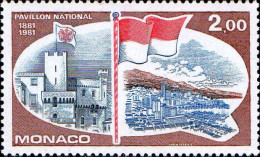 Monaco Poste N** Yv:1277 Mi:1477 Pavillon National - Unused Stamps
