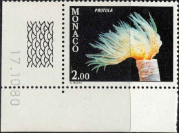 Monaco Poste N** Yv:1263 Mi:1459 Protula Coin De Feuille Daté 17-10-80 - Unused Stamps