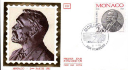 Monaco Fdc Yv:1401 Mi:1605 Alfred Nobel (TB Cachet à Date) Fdc 9-11-83 - FDC