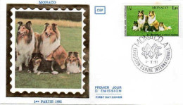 Monaco Fdc Yv:1280 Mi:1480 Rouch Coolie & Shetland Sheepdogs (TB Cachet à Date) Fdc 4-5-81 - FDC