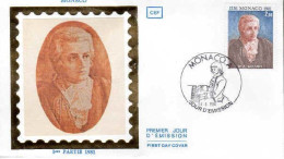 Monaco Fdc Yv:1270 Mi:1470 Lorenz Vogel W.A.Mozart (TB Cachet à Date) Fdc 4-5-81 - FDC