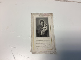 Image, Pieuse Et Religieuse, 1900 Dentelle, La Tres Sainte Vierge PI. 2525. - BOUMARDet FILS, Édit, 15, Rue Garancière, - Devotion Images