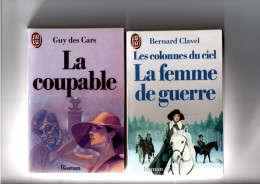 Lot De 2 Livres J AI LU   Serie 3 Etoiles Roman N° 1356  Et 1880"la Femme De Guerre Et La Coupable - Otros & Sin Clasificación