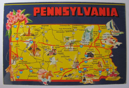 ETATS-UNIS - PENNSYLVANIA - Map - Sonstige & Ohne Zuordnung