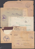 ⁕ Germany, Deutsches Reich 1940 - 1942 WWII ⁕ FELDPOST - MILITARY MAIL ⁕ 5v Old Cover (some With Letters) - See Scan - Feldpost 2e Wereldoorlog