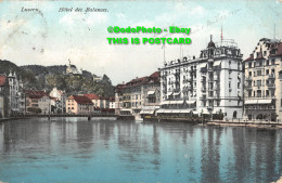 R454395 Luzern. Hotel Des Balances. E. Goetz. No. 4485. 1911 - Welt