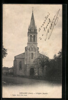 CPA Nogaro, L`Eglise Facade  - Nogaro